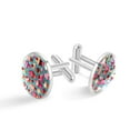 thumbnail image 1 of Ice Cream Elegant Dress Shirt Stainless Steel Cufflink Set for Any Occasion, 1 of 6