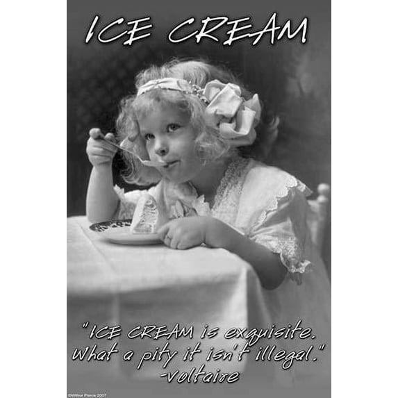 Ice Cream- Fine Art Canvas Print (20" x 30")