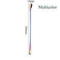 thumbnail image 1 of Ice Cream Flatware Long Handle Dinnerware Stainless Steel Tableware Dessert Scoop Stir Spoon MULTICOLOR 260MM, 1 of 8