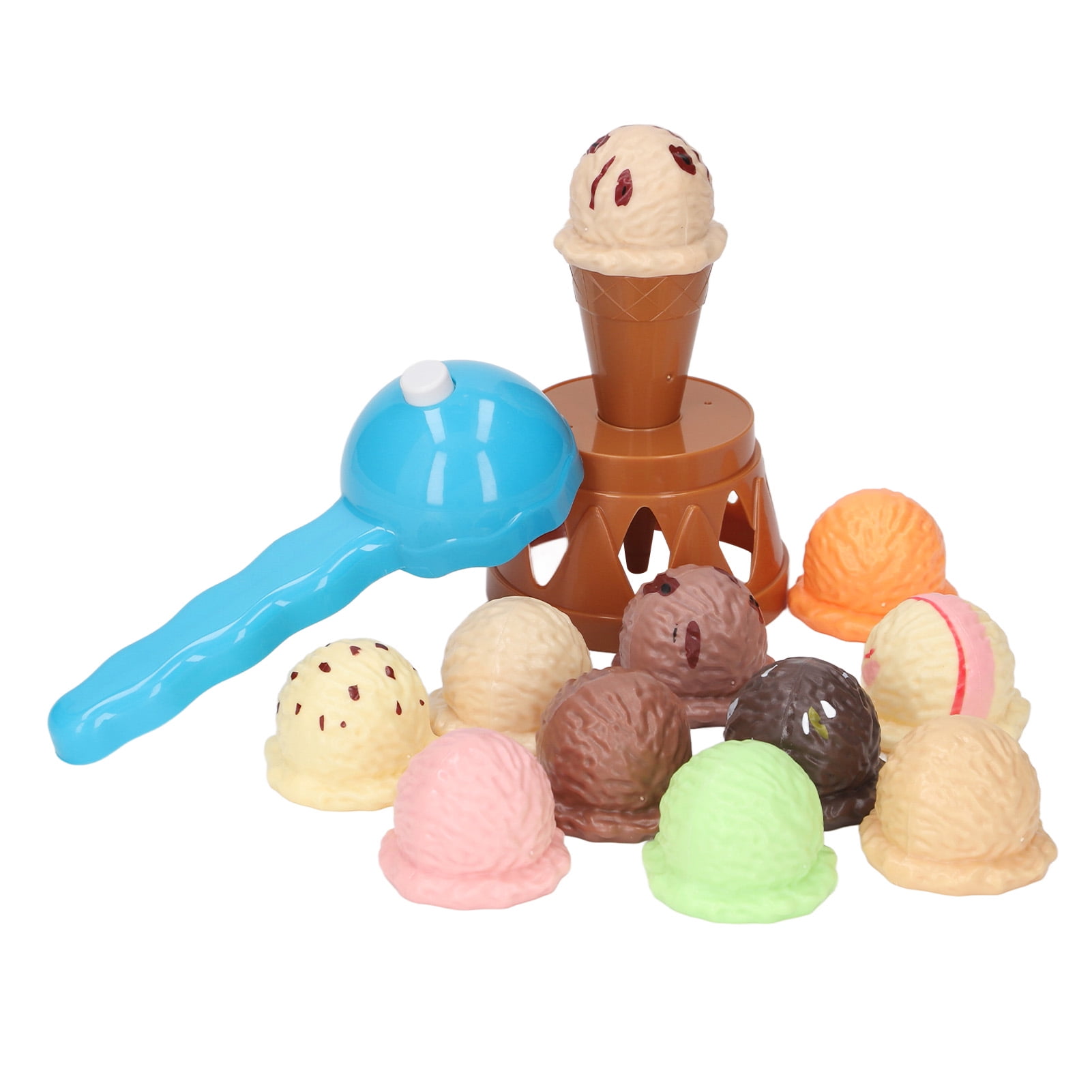 Ice Cream Game Set, Ice Cream Cone Game Stacking Pretend Play Food