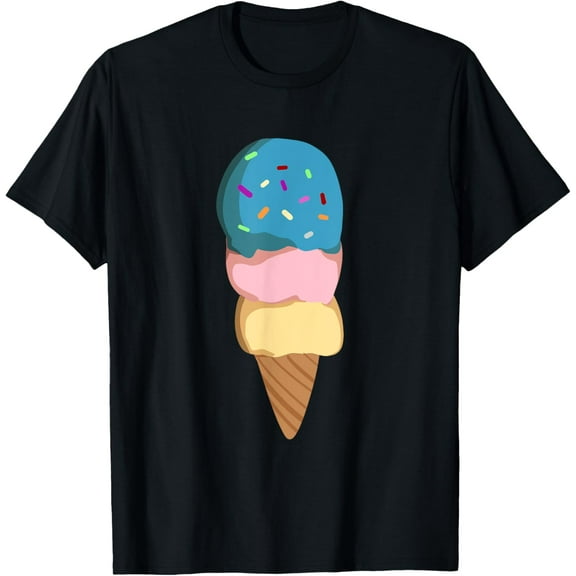Ice Cream Gift for Girls & Women - Ice Cream Cone T-Shirt