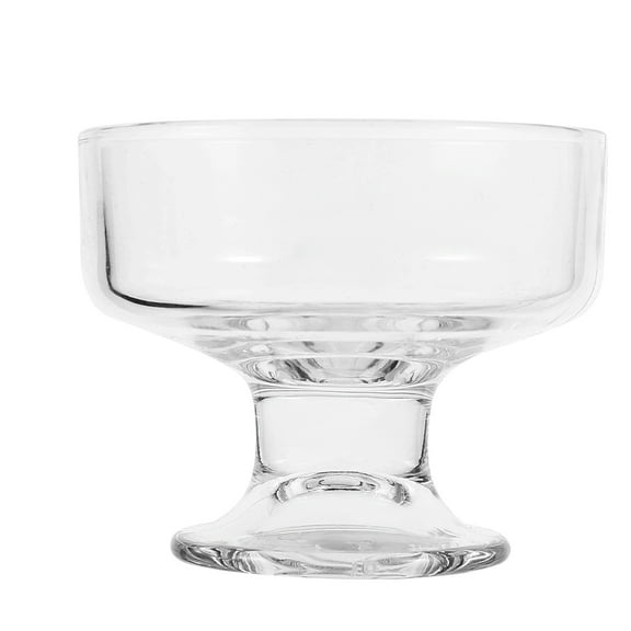 Ice Cream Goblet Glass Cups Footed Crystal Dessert Bowls Small Clear Trifle Fruit Glasses