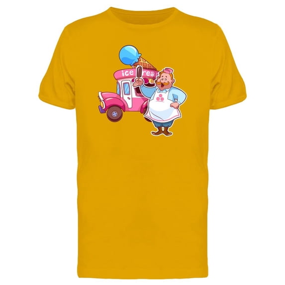 Ice Cream Guy With Van Tee Men's -Image by Shutterstock