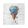 thumbnail image 1 of Ice Cream Head Scarf, Globe Planet Earth Flavor, Head Wrap, 3 Sizes, by Ambesonne, 1 of 2