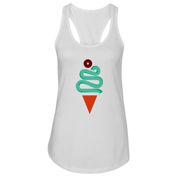 Ice Cream Icon. Tank Women -Image by Shutterstock, Female x-Large