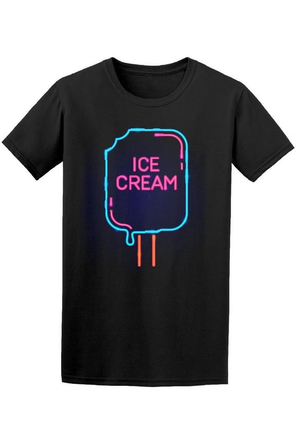 Ice Cream In Sharp Effect T-Shirt Men -Image by Shutterstock, Male 4X-Large