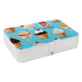 thumbnail image 1 of Ice Cream Jewelry Organizer Travel Case PU Leather with Removable Compartment, Portable Necklace Bracelet Holder Jewelry Display, 1 of 6