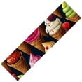 thumbnail image 1 of Ice Cream Kitchen Mat Runner Rug Rubber Mat Rectangular 15.7"x59" Washable Absorbent, 1 of 6