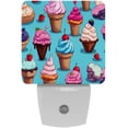 thumbnail image 1 of Ice Cream LED Square Night Lights - Energy Efficient and Contemporary Design - for Bedrooms and Hallways - Includes Sensor with Auto on/Off - Easy Installation, 1 of 6