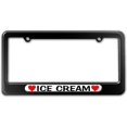 thumbnail image 1 of Ice Cream Love with Hearts License Plate Frame, 1 of 1