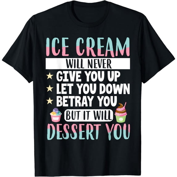 Ice Cream Lover Summer Candy Cone Kawaii Ice Cream Will T-Shirt