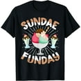 thumbnail image 1 of Ice Cream Lover Summer Candy Cone Kawaii Sundae Funday T-Shirt, 1 of 4