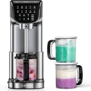 Ice Cream Maker, 11-in-1 Frozen Treat Maker for Gelato, Sorbet, Milkshakes, Mix-ins, 3 pcs 19oz Pints, Brushless Motor, Ice Cream Recipes Silver