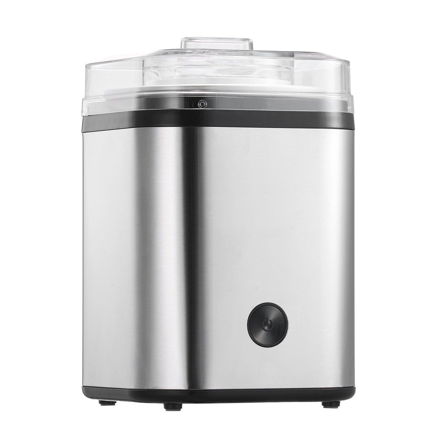 Ice Cream Maker 2.11 Qt, Electric Frozen Dessert Machine, Stainless Steel Shell, Automatic Ice Cream, Yogurt, Sorbet & Gelato Maker, Easy Clean, Silver