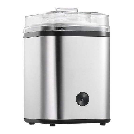 Ice Cream Maker, 2.11 Qt. Large Capacity, Electric Automatic Ice-Cream Machine, with Easy Operation & Cleaning, Stainless Steel Shell, for Homemade Frozen Yogurt, Fruit Sorbet, Gelato, Silver