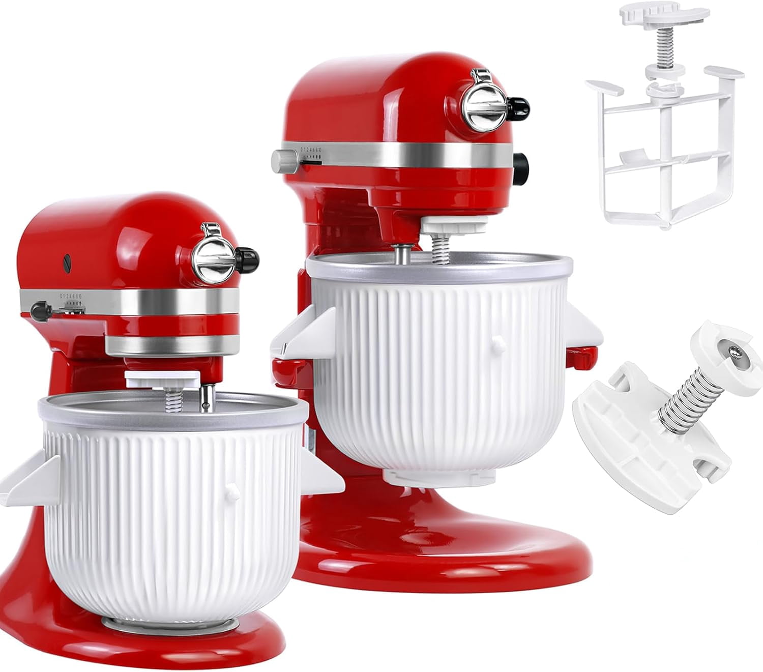 Ice Cream Maker Attachment for KitchenAid Mixers and Ice Cream Maker Parts