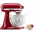 thumbnail image 1 of Ice Cream Maker Attachment for Stand Mixer, 2 Quart, KSMICM, White, 1 of 7