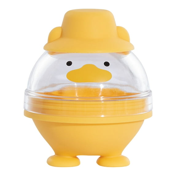 Ice Cream Maker Dessert Bowl DIY Ice Cream Bowl Kitchen Tool Ice Bowl Containers-Freezing Container Large-Capacity Round Empty Moulds Homemade Ice Bowl Ice Trays for Freezer Yellow