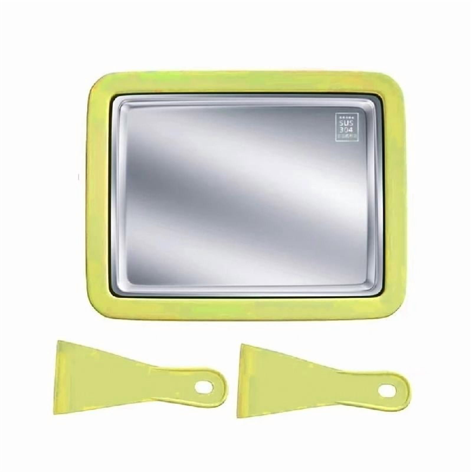 Ice Cream Maker Pan Multifunctional Sweet Fried Food Yogurts Ice Cream Roller Plate Household Supplies