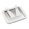 Ice Cream Maker Pan with 2 Scrapers DIY Yogurt Ice Cream Maker Plate