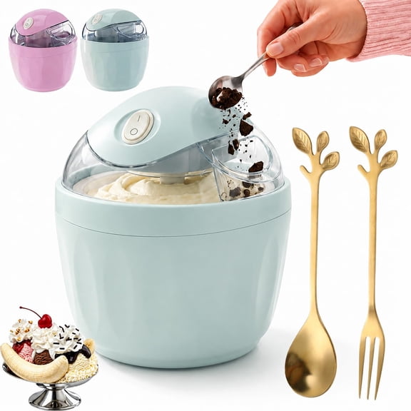 Ice Cream Maker for Kitchen, Portable Ice Cream Maker
