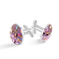 thumbnail image 1 of Ice Cream Men's Stainless Steel Cufflink Set for Dress Shirts - Formal Attire Essential, 1 of 6