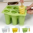 thumbnail image 1 of Ice Cream Molds under $5! Xqxayjr 6-in-1 Ice Cream Mold, Homemade Popsicle Maker with Lid, Reusable Frozen Treat Mold, BPA Free Ice Cream Tray for Kids, Summer Party Dessert Supplies, 1 of 9