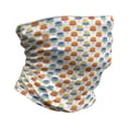 thumbnail image 1 of Ice Cream Neck Gaiter, Orange Rainbow Flavor, Unisex, Multicolor, by Ambesonne, 1 of 3