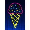 thumbnail image 1 of Ice Cream Neon Sign, Ice Cream Parlor Sign Decor, 1 of 4