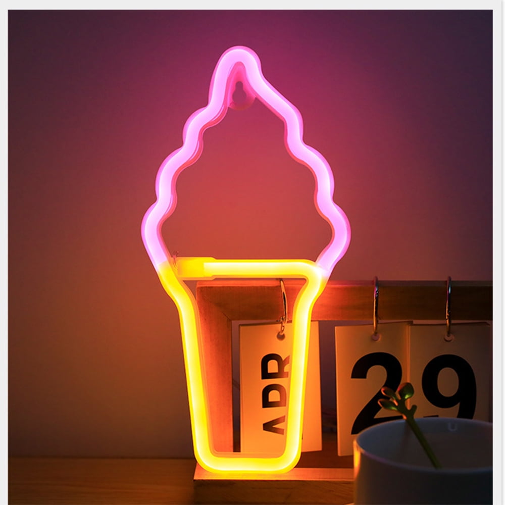 Ice Cream Shop Neon Signs  Gelateria & Ice Cream Parlor Light Signs