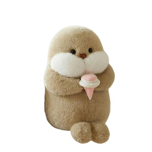 Ice Cream Otter Plush Toy, Stuffed Toys, Plush Toys, Stuffed & Plush Animals Toys, Plush Dolls, Pillow, Soft Hugging Pillow, Gift for Classmates Friends Family