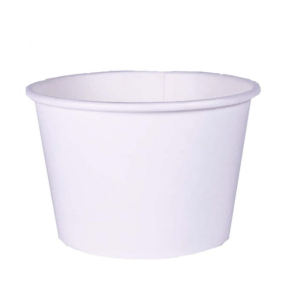 Ice Cream Paper Cup 5oz. (1000 unit-white)