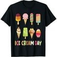 thumbnail image 1 of Ice Cream Party Ice Cream Day Funny For Boys Girls T-Shirt, 1 of 5