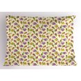 thumbnail image 1 of Ice Cream Pillow Sham Yummy Cupcakes Chocolate Party with Cherry Cones Fruit Sweet Kids Nursery Theme, Decorative Standard King Size Printed Pillowcase, 36 X 20 Inches, Multicolor, by Ambesonne, 1 of 2