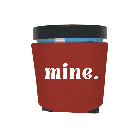Ice Cream Pint Coolers, Mine, Ice Cream Pint Sleeves, Funny Party Favor and Gift Ideas, Foam Holder for Ice Cream Lovers, Funny Coolies