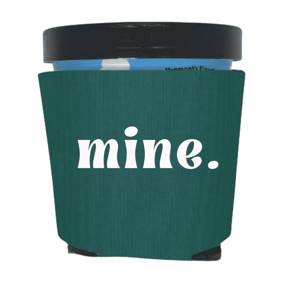 Ice Cream Pint Coolers, Mine, Ice Cream Pint Sleeves, Funny Party Favor and Gift Ideas, Foam Holder for Ice Cream Lovers, Funny Coolies