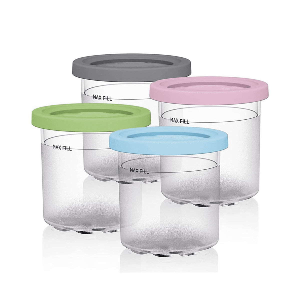 Ice Cream Pints Cup, Ice Cream Containers with Lids for Ninja Creami