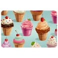thumbnail image 1 of Ice Cream Polyester Indoor Mat Non-Slip Area Rug Chair Rugs Machine Washable, 1 of 6
