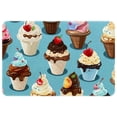thumbnail image 1 of Ice Cream Polyester Non-Slip Machine Washable Office Chair Rug for Chair Rugs and Door Rug, 1 of 6