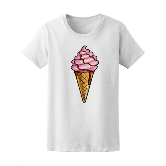 Ice Cream Pop Art T-Shirt Women -Image by Shutterstock, Female XX-Large