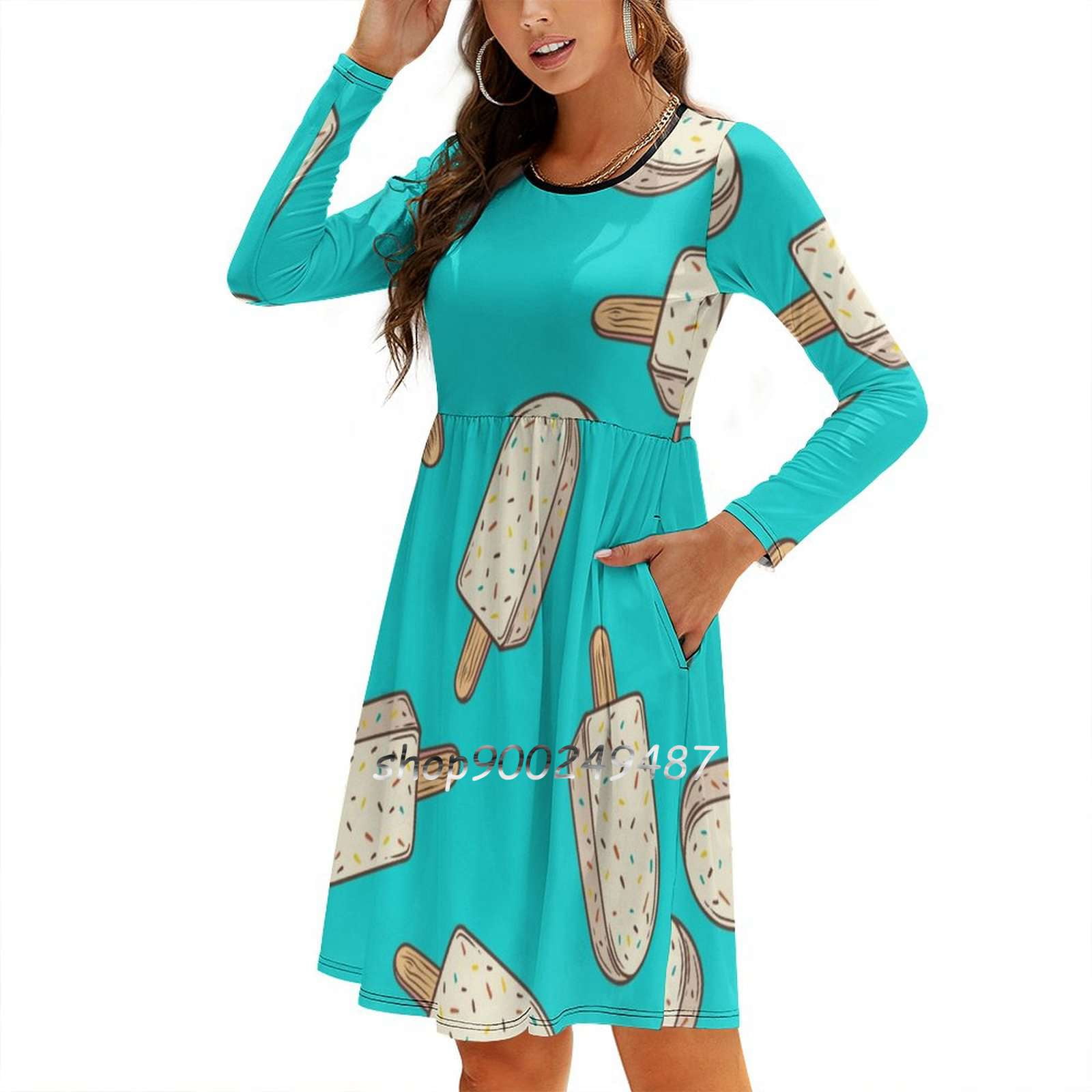 Iris Dress in Popsicle Party Print