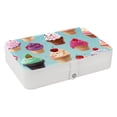 thumbnail image 1 of Ice Cream Portable PU Leather Jewelry Organizer Box with Removable Compartment, 1 of 6