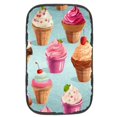 thumbnail image 1 of Ice Cream Printed Furry Soft 12.5x8.2 Inch Car Armrest Mat Cover Accessories, 1 of 6