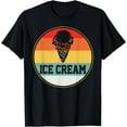 thumbnail image 1 of Ice Cream Retro Tshirt Summer Treats Frozen Food Cone Gift T-Shirt, 1 of 4