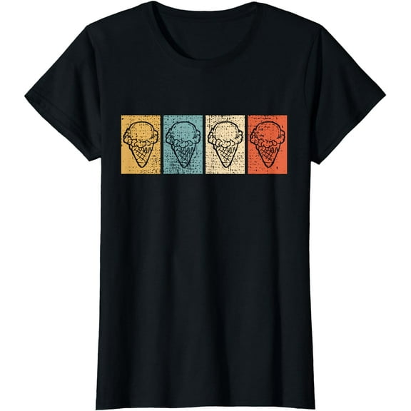 Ice Cream Retro Vintage Gift T-Shirt
