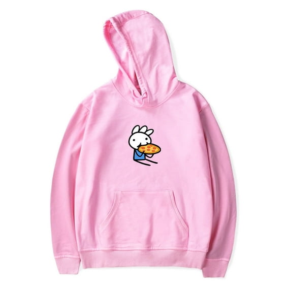 Ice Cream Sandwich Merch Hoodie Eating Pizza Long Sleeve Pullover Men Women Streetwear