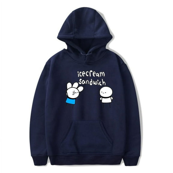 Ice Cream Sandwich Merch Hoodie Mint Hoodie Long Sleeve Pullover top Unisex Tracksuit Outerwear