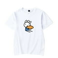 thumbnail image 1 of Ice Cream Sandwich Merch T-Shirt Comic T Shirts Eating Pizza Short Sleeve Top Men Women Tee, 1 of 2