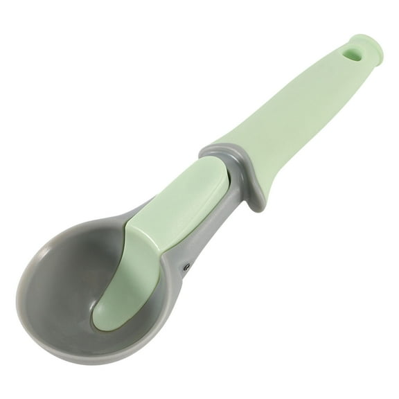 Ice Cream Scoop Dual Purpose Kitchen Tool With Efficient Scooping Mechanism, Ergonomic Handle And Dishwasher Safe For Ice Cream And Fruit Serving, 8.27X2.17X1.18In 0.17Lb