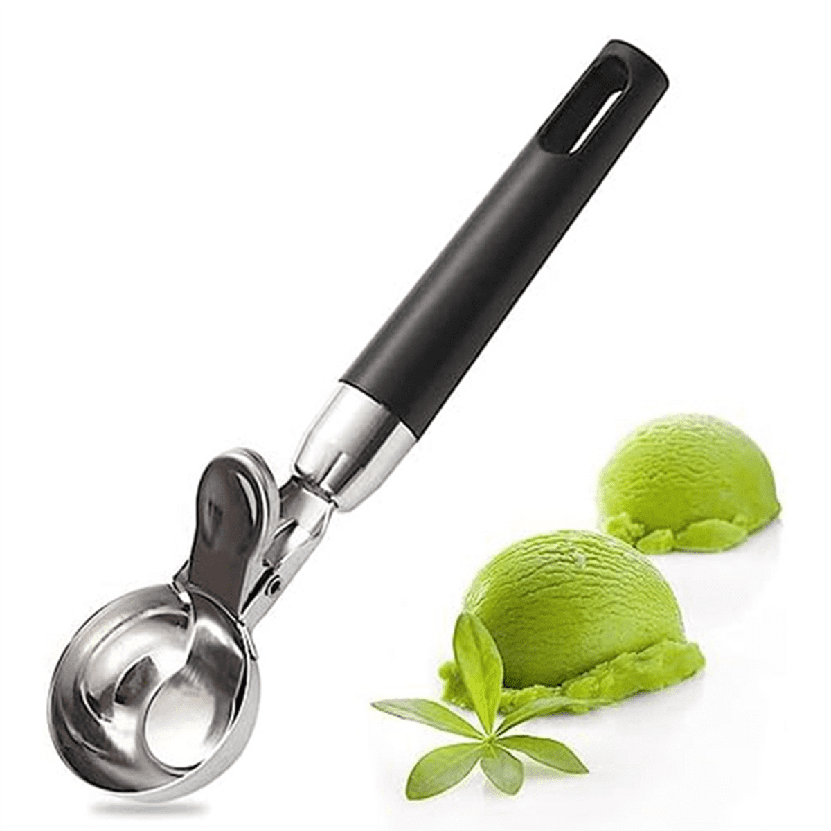 Ice CreamScoop,Ice Cream with Trigger Release, Metal Cookie Scoops